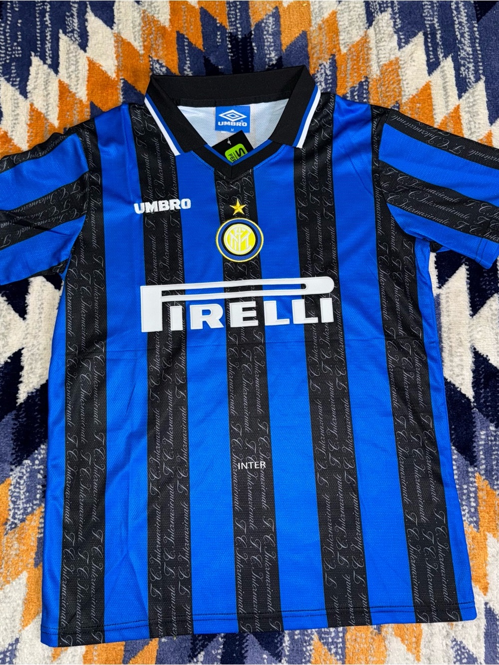 Inter Milan Ronaldo #10 Umbro Soccer Jersey Football Shirt medium NWT